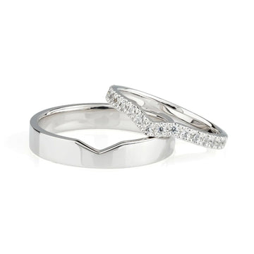 Pure 925 Silver Eternal Love Couple Ring