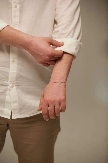 925 Silver Morse Code Bracelet