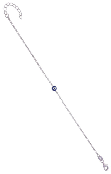 925 Silver Sleek Chain Evil Eye bracelet