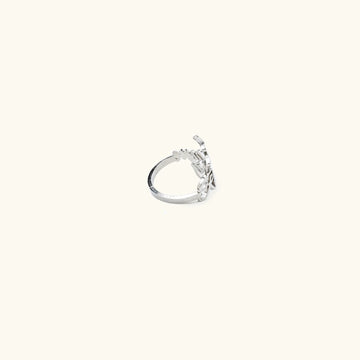 Pure 925 Silver Customised Couple Name Ring