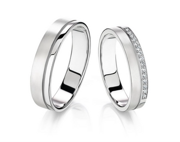 Row 925 Silver Couple Ring