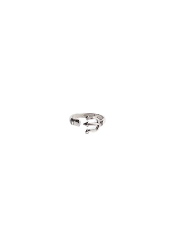 Pure 925 Silver Trishul Ring