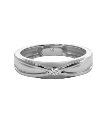 Lustrous Silver  Band