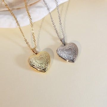 Heart Photo Necklace
