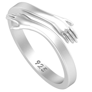 925 Pure Silver Hug Ring