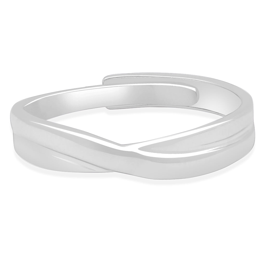 925 silver Mens infinity ring 