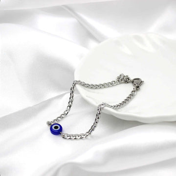 925 silver sterling evil eye bracelet for mens 