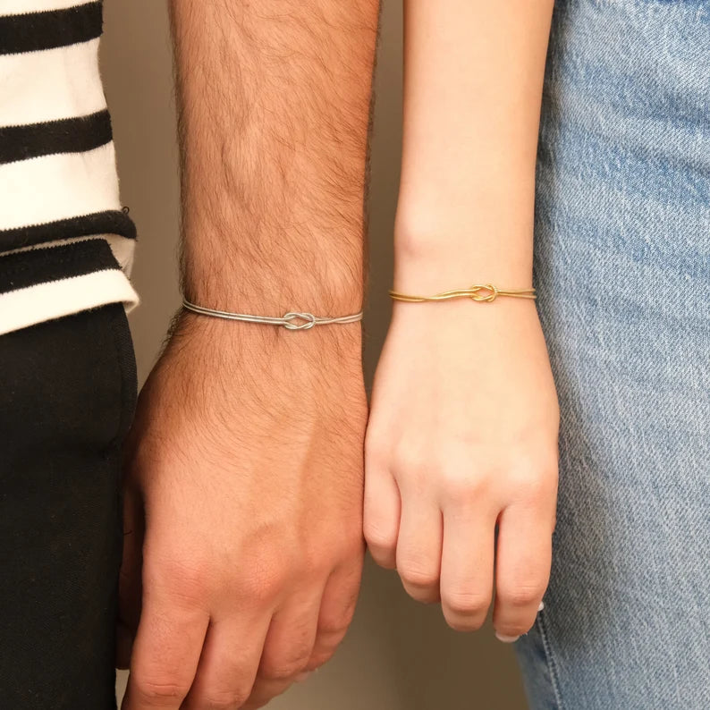 925 silver couple bracelet 
