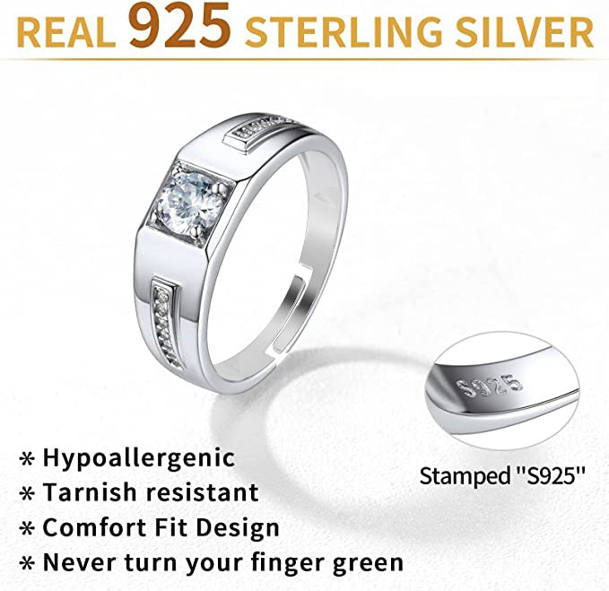     925 silver ring for men