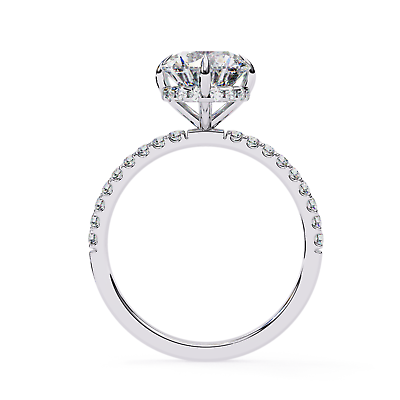 925 silver solitaire ring for women , girlfriend gift idea 