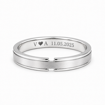Classic mens 925 silver ring 