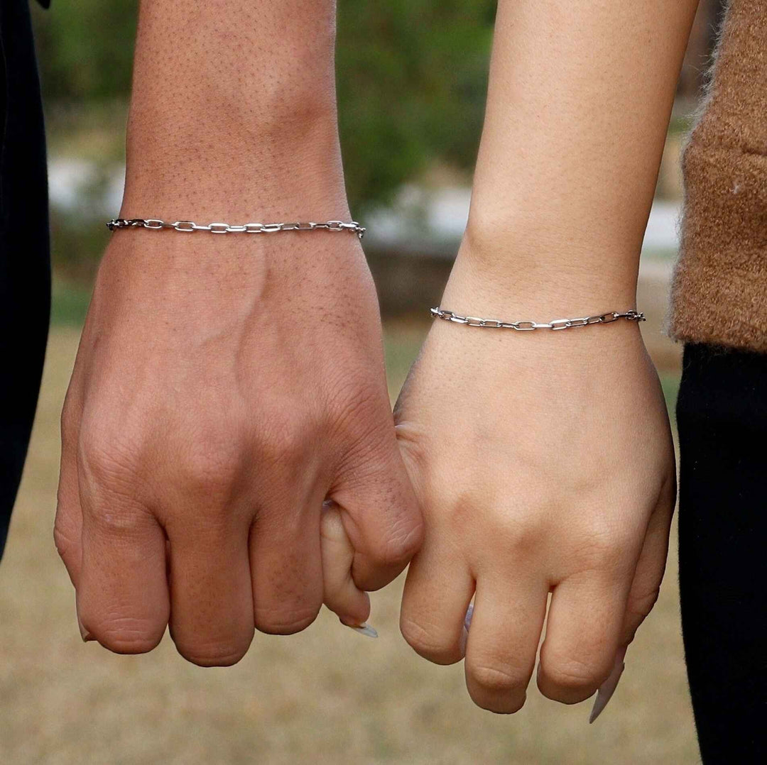 Couple 925 silver bracelet