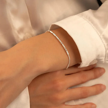 Custom morse code bracelet with secret message , laviscart 