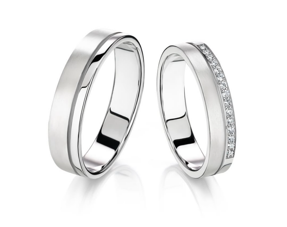 925 sterling silver customised couple ring 