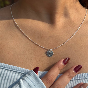 Customised initial necklace 