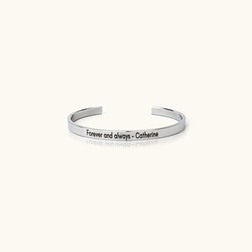 Customised kada in 925 silver sterling 