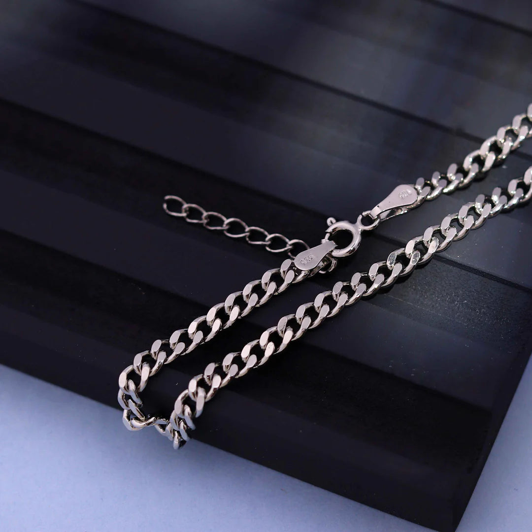     Genuine sterling silver bracelet for men with timeless style