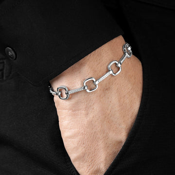 Giva silver mens bracelet, etchcraft emporium bracelet 