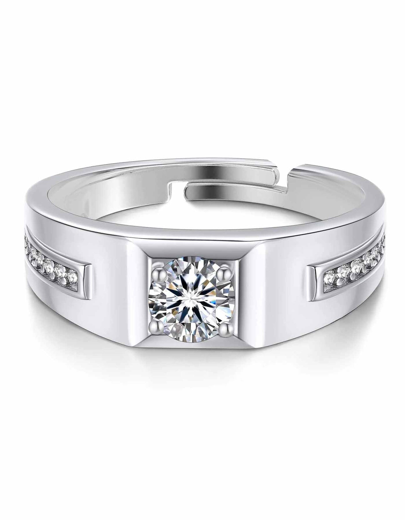 Giva silver mens ring 