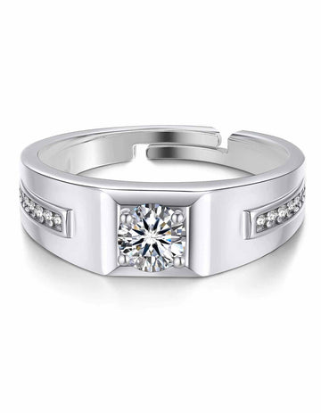 Giva silver mens ring 