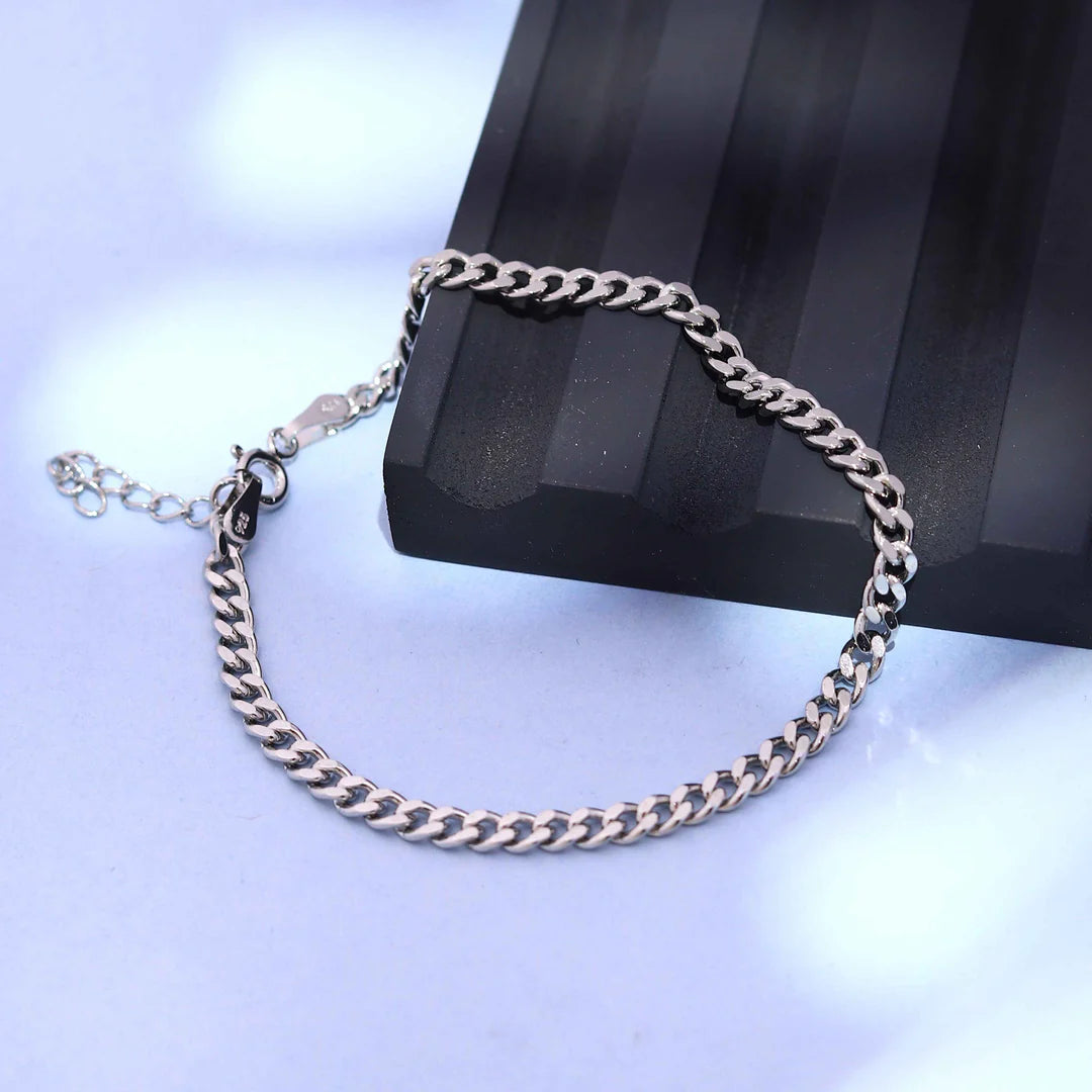     Handmade 925 sterling silver bracelet for men gift