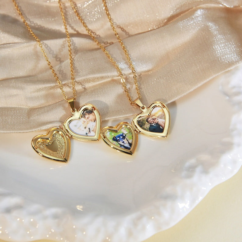 Heart Photo Necklace 