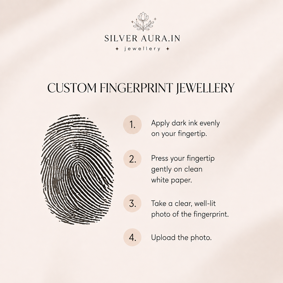 How to take fingerprints guide , fingerprint Ring 