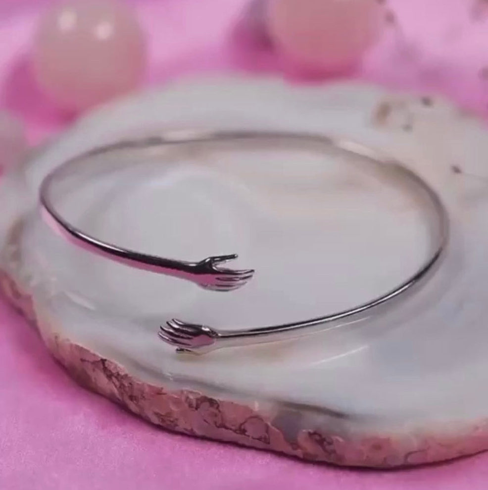 Hug bracelet in 925 silver 