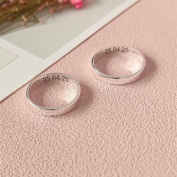 Customise Silver Plated Ring