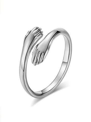925 Pure Silver Hug Ring