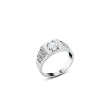 Bold Elengance Silver Men's Ring