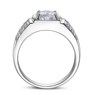Bold Elengance Silver Men's Ring