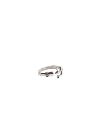Pure 925 Silver Trishul Ring