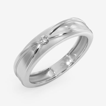 Lustrous Silver  Band