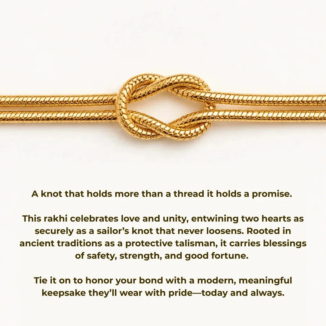 Love knot rakhi , affordable rakhi 