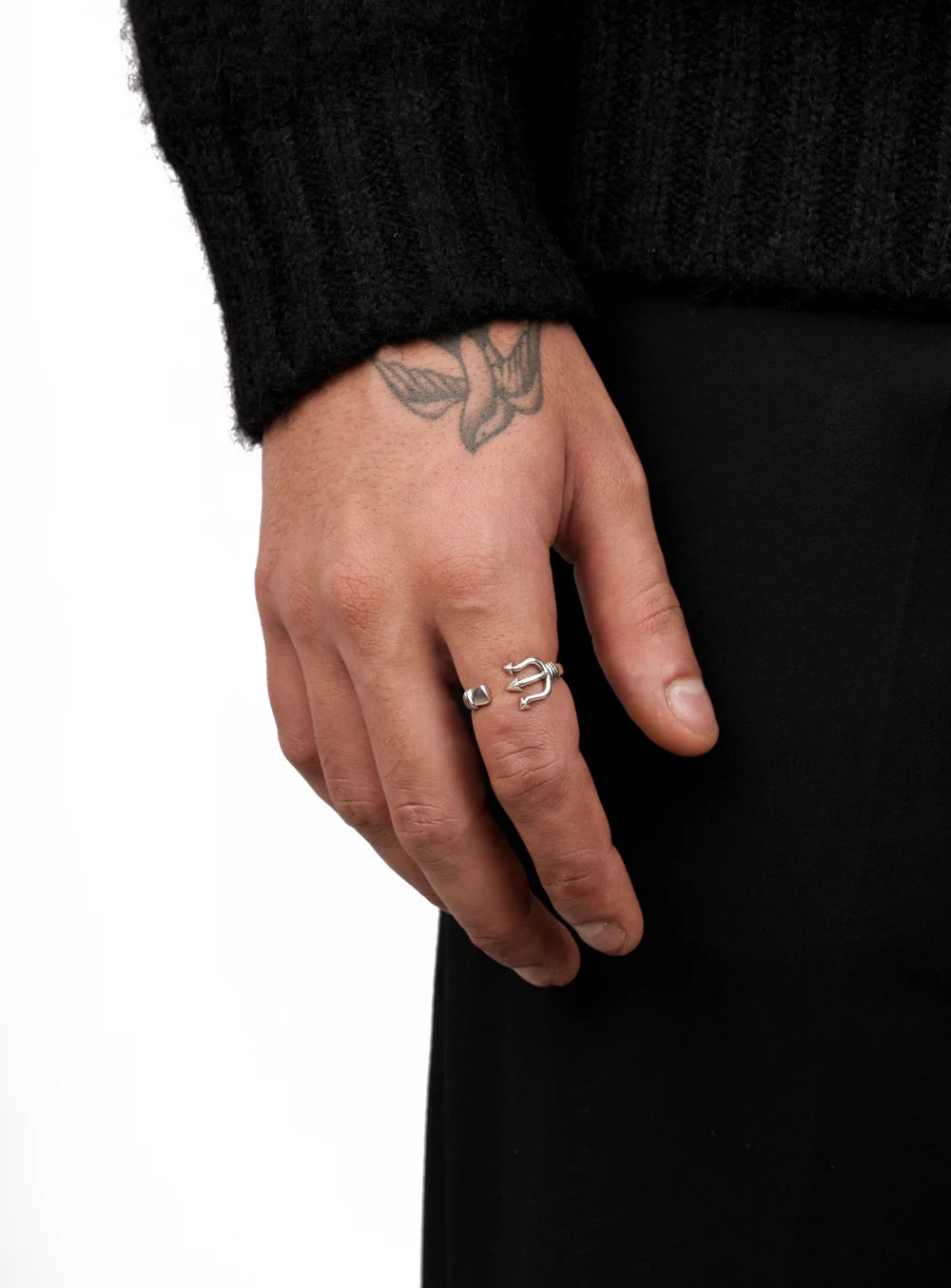 Mahadev mens ring , trishul ring , shiva ring 