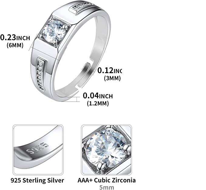Proposal mens ring , silver mens ring 