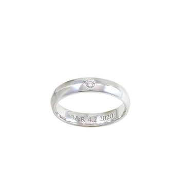  Pure 925 Silver Solitaire Stone Half Down Ring