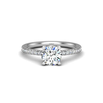 Pure 925 Sterling Silver Bright Stone Ring for Women