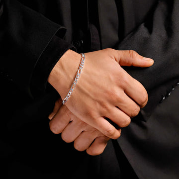 Silver mens bracelet ,     Everyday Silver Bracelet for Men