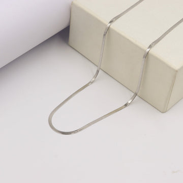 Silver snake chain 