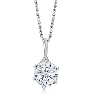 Silver stone pendant 
