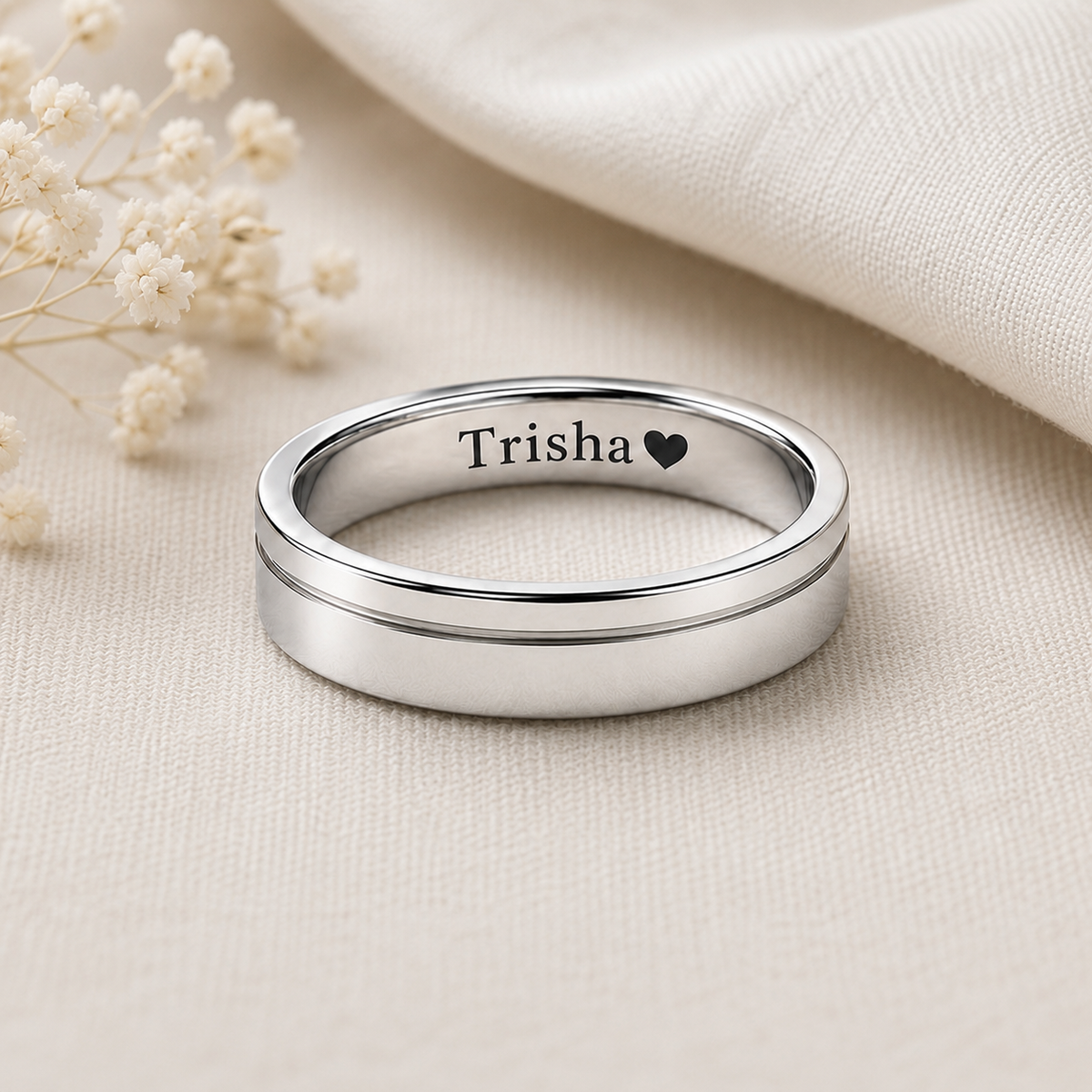 Tanishq silver band , mia by tanishq ring 