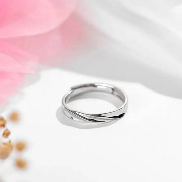 Unisex silver ring with customisation 