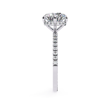 Women’s 925 Sterling Silver Solitaire Stone Ring