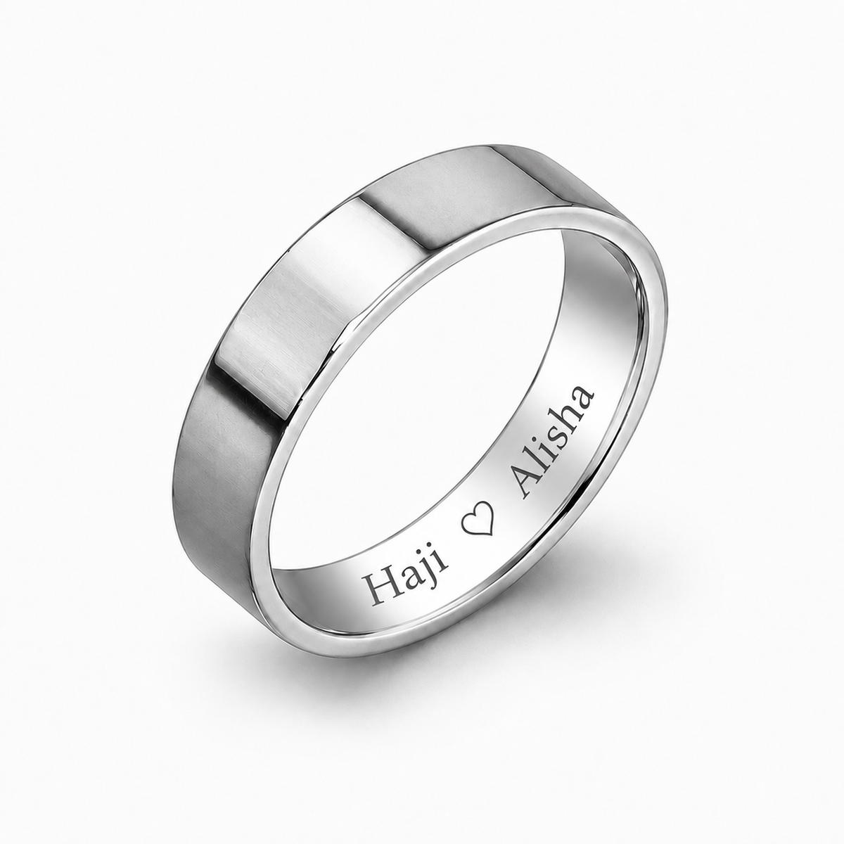 Silver band , customise silver ring 