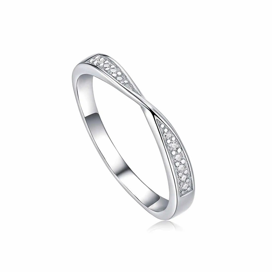 female stone 925 silver ring 