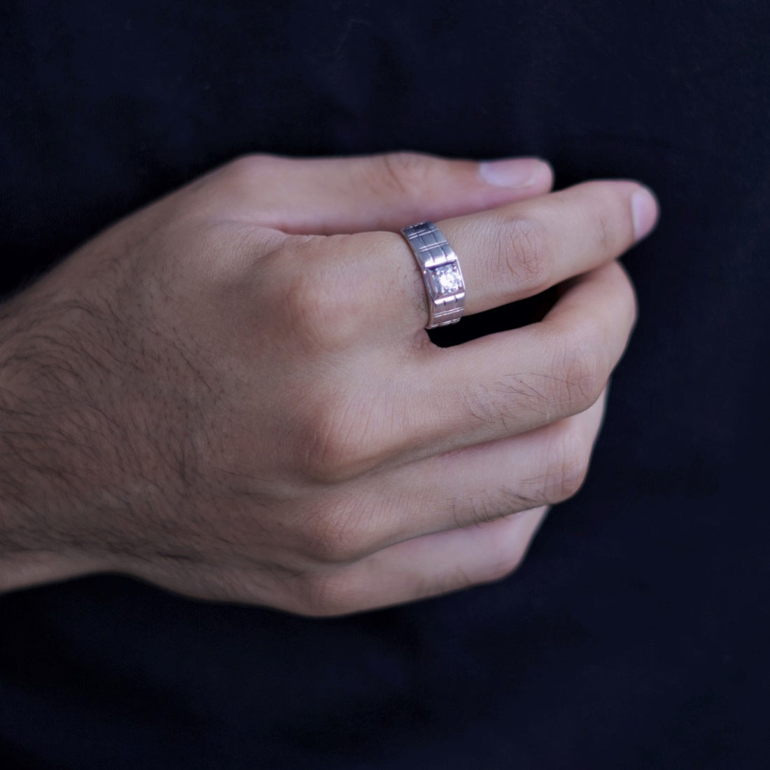 mens silver rings online in india