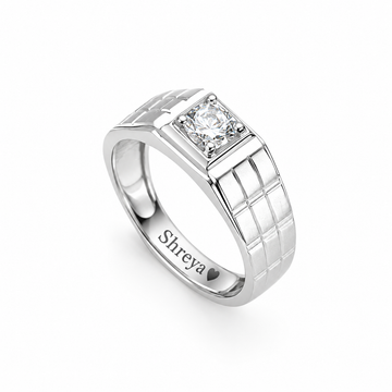 palmonas mens silver ring 
