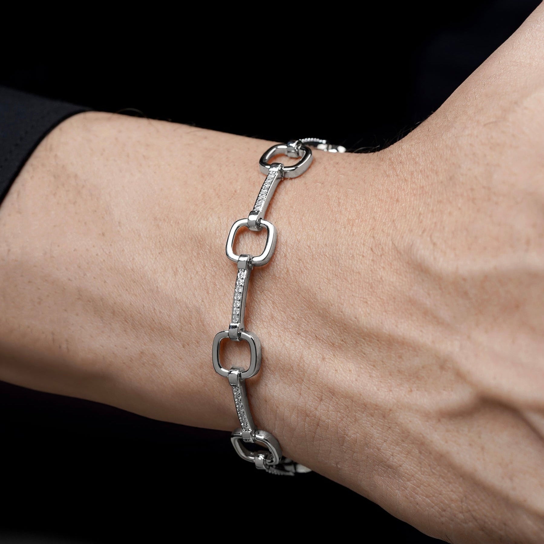 Gift ideas for boys , boyfriend, husband, silver bracelet 